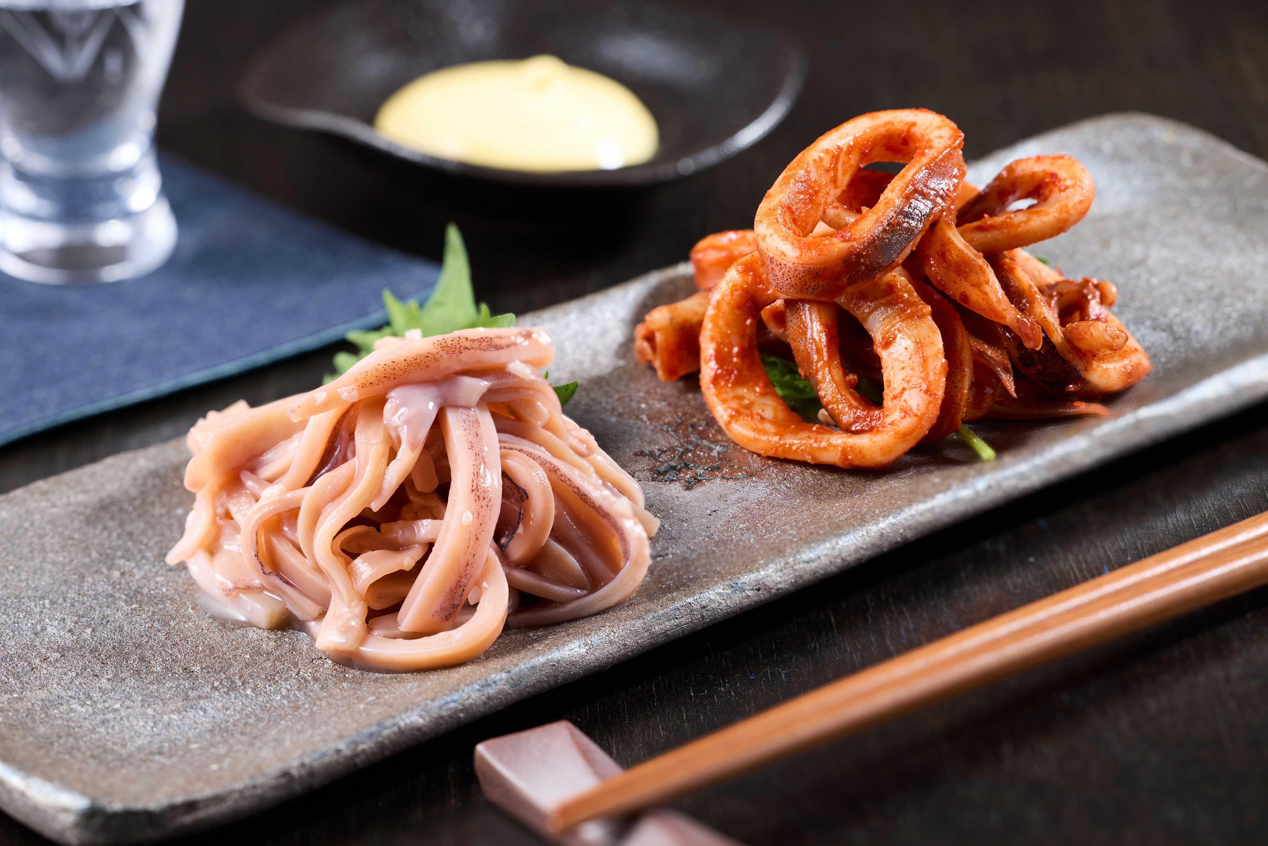 函館名物いか塩、いかキムチセット