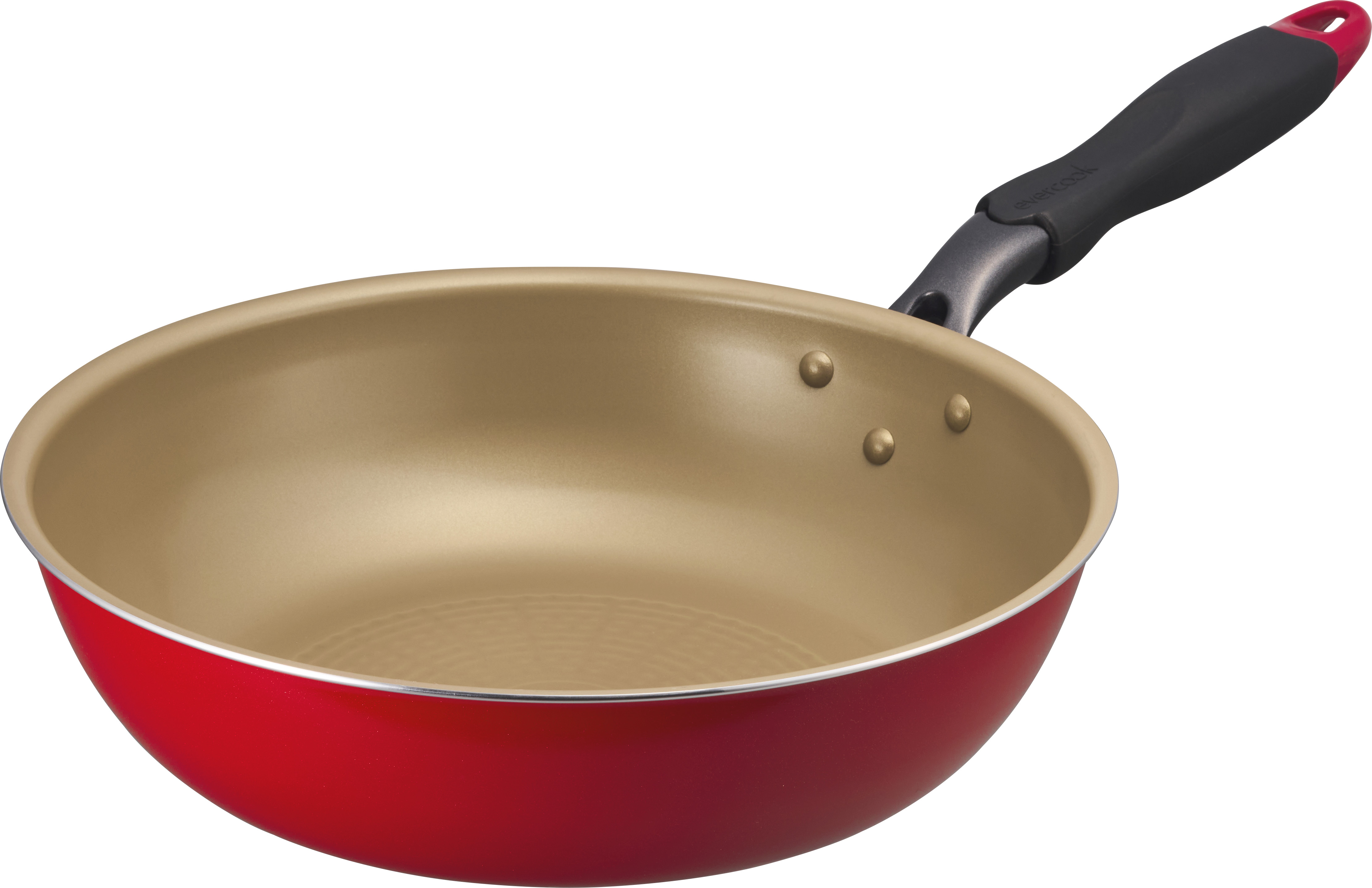 evercook IHフライパン28cm深型RD