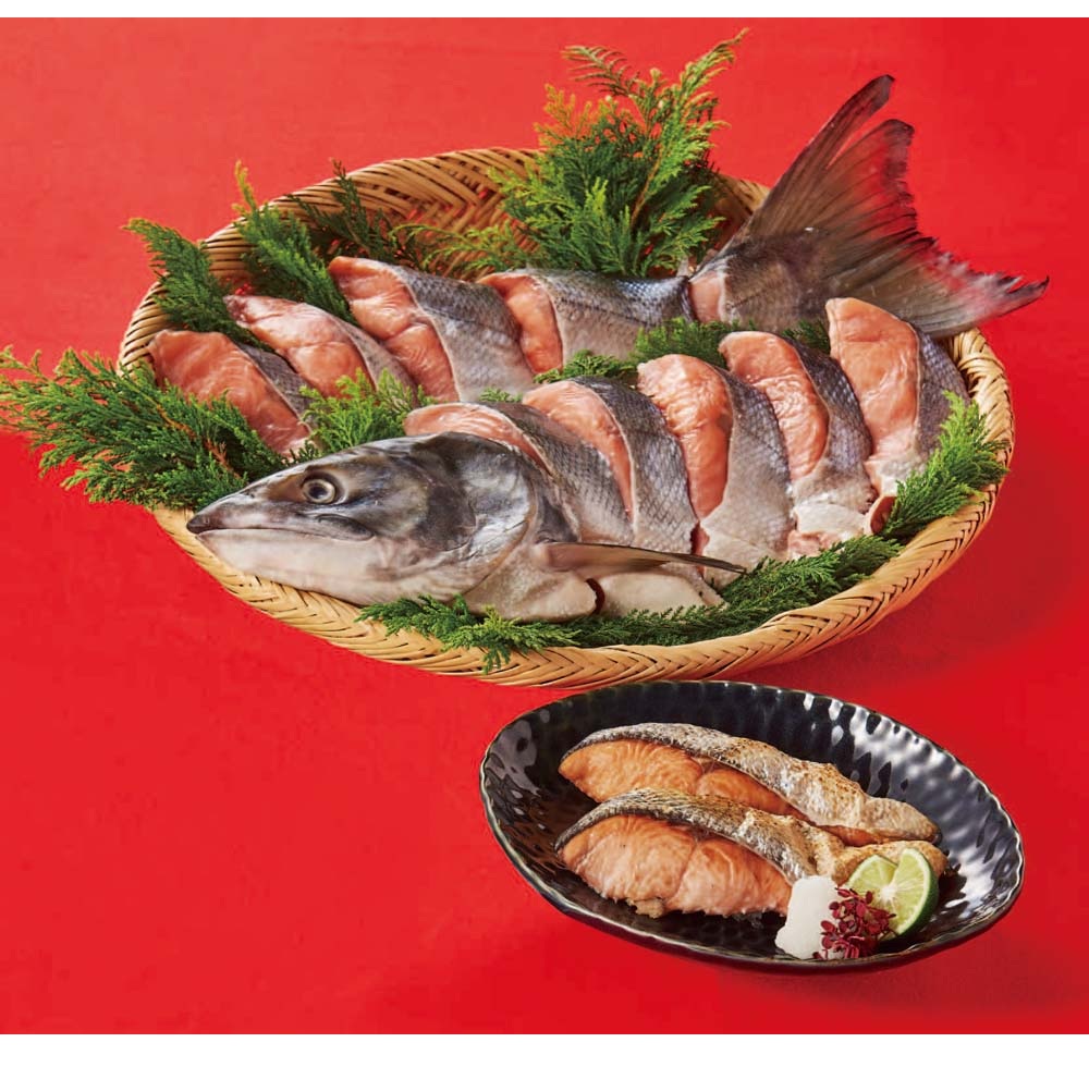 【お歳暮ギフト】北海道産 新巻鮭半身(切身)　期間限定販売