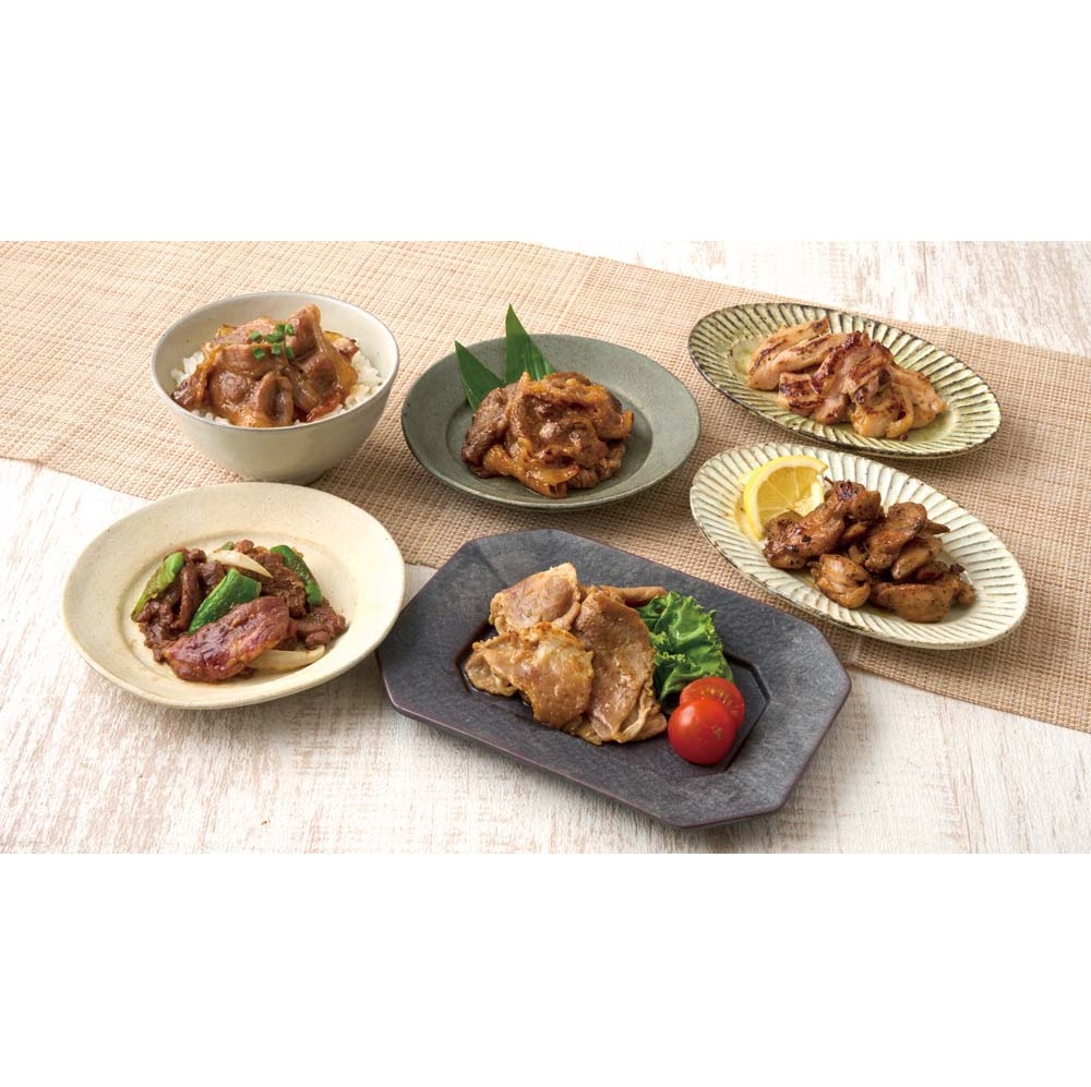 【お歳暮ギフト】米久 焼くだけ簡単！味付けお肉の詰合せ　期間限定販売