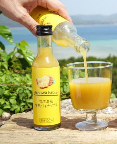 贅熟　石垣島産パインアップル100%ジュース 200ml×10本セット