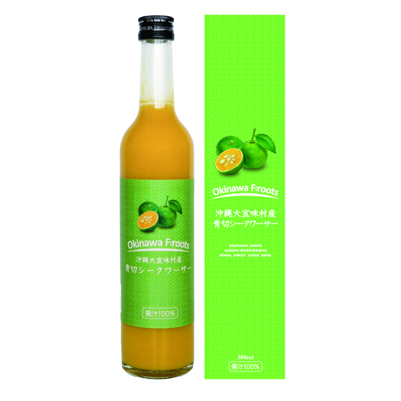 大宜味村産　青切シークヮーサー100％ジュース500ml